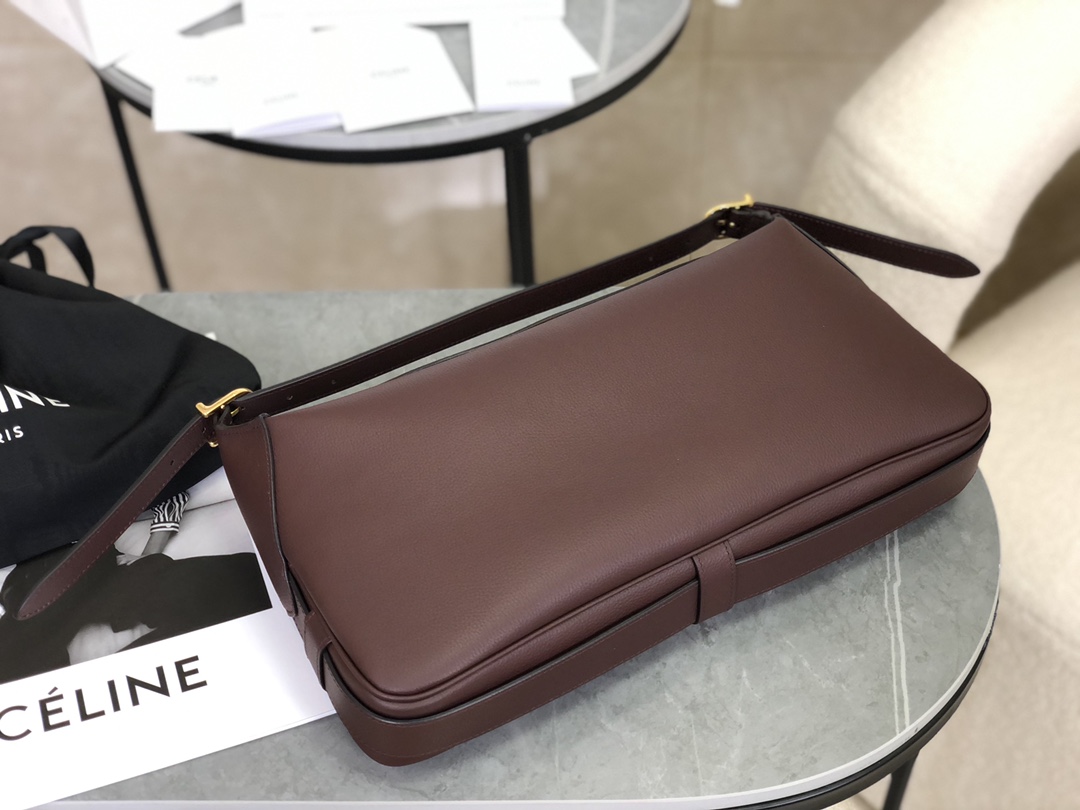 CELINE | Romy New Underarm Bag, Outer Skin Made of Cowhide Grained Leather