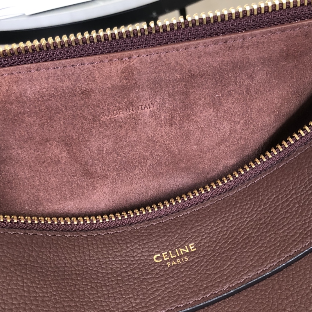 CELINE | Romy New Underarm Bag, Outer Skin Made of Cowhide Grained Leather