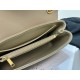 CELINE Teen Victor Small Apricot Soft Cowhide Leather Handbag, Cowhide Leather, Sheepskin Lining