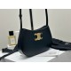 CELINE | TILLY Medium Black Cowhide Leather Handbag, Cowhide Leather, Sheepskin Lining