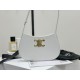 CELINE | TILLY Medium White Cowhide Leather Handbag, Cowhide Leather, Sheepskin Lining