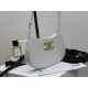 CELINE | TILLY Medium White Cowhide Leather Handbag, Cowhide Leather, Sheepskin Lining