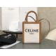 CELINE | Mini Tote Canvas, Cotton Canvas with Cowhide Leather Edging