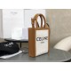 CELINE | Mini Tote Canvas, Cotton Canvas with Cowhide Leather Edging