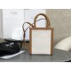 CELINE | Mini Tote Canvas, Cotton Canvas with Cowhide Leather Edging