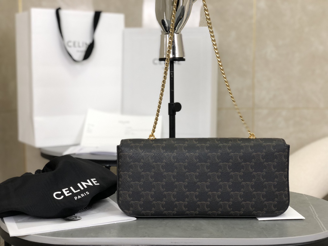 CELINE | Triomphe Chain Underarm Bag, Underarm Bag