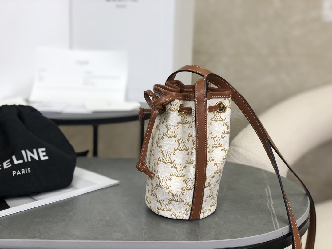 CELINE | Triomphe Mini Bucket Bag