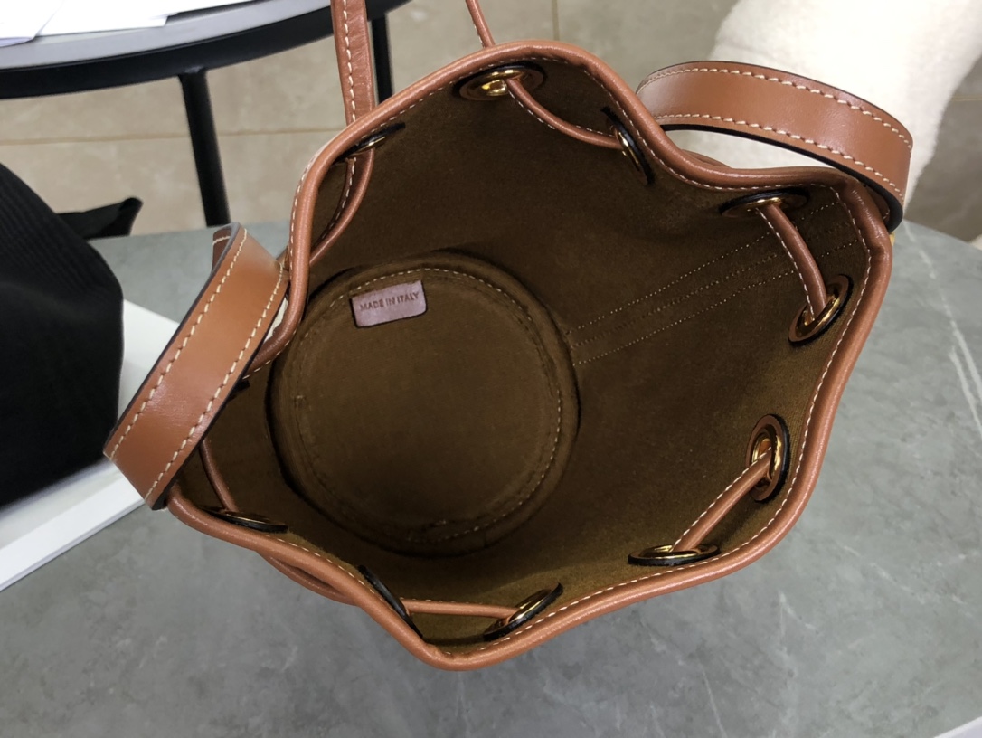 CELINE | Triomphe Mini Bucket Bag