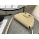 CELINE | Embossed Half Moon Saddle, Pure Leather without Metal Decorations