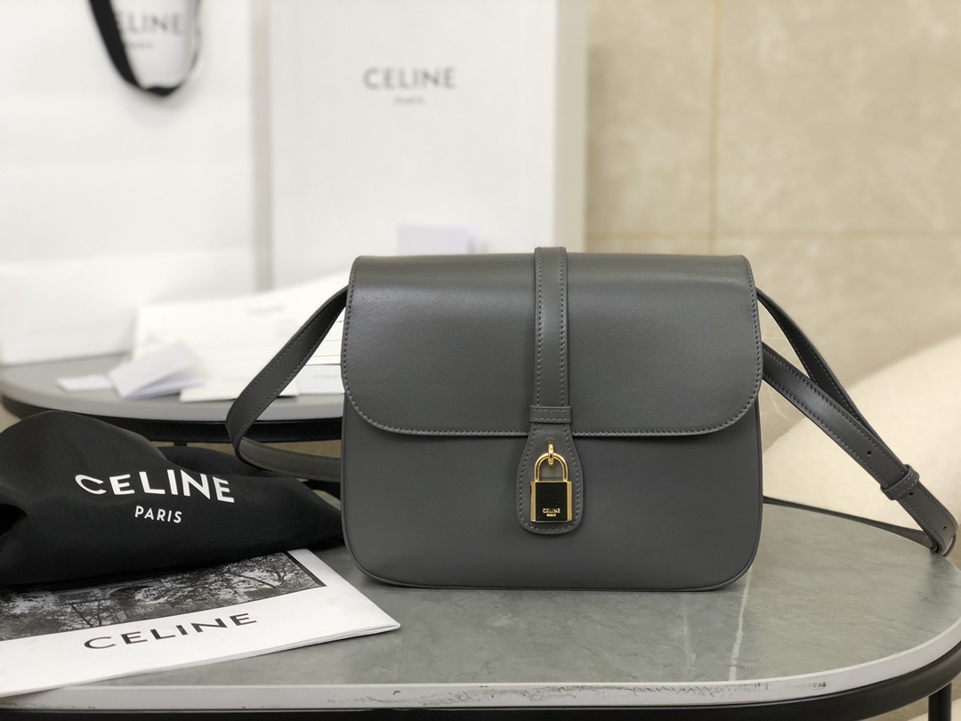 CELINE | TABOU Bag, Lock Full Leather Bag