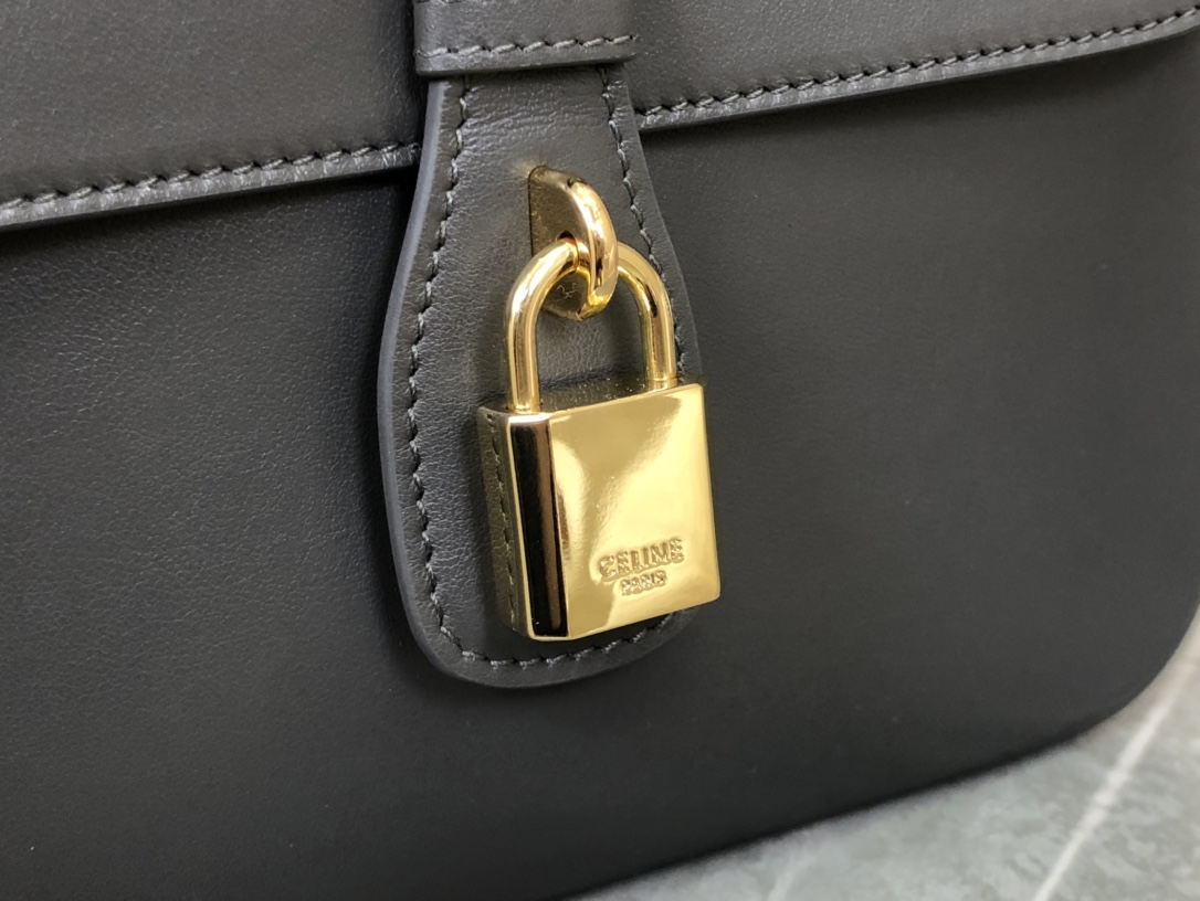 CELINE | TABOU Bag, Lock Full Leather Bag