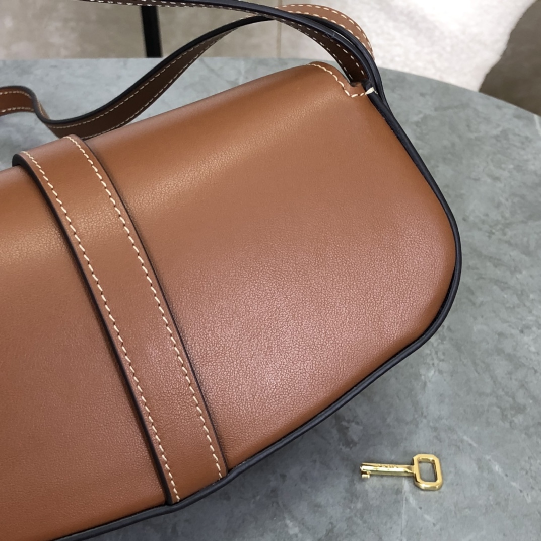 CELINE | TABOU CLUTCH Bag, Lock Full Leather Bag