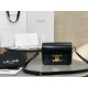 CELINE | Triomphe Black and Gold Box Small