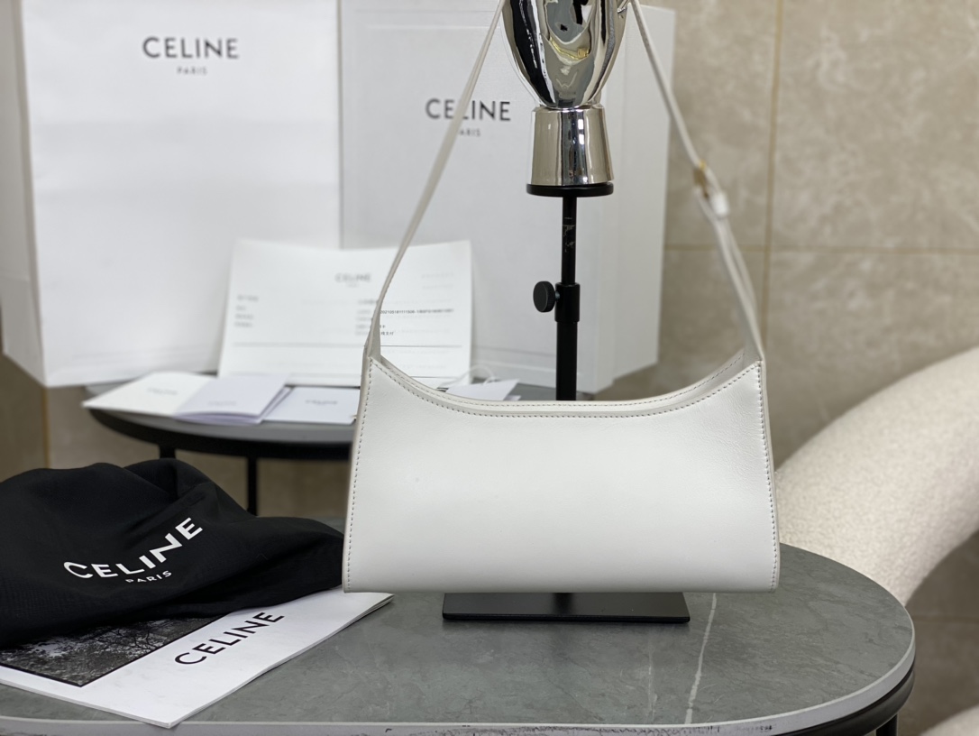 CELINE | CUIR New Full Leather Underarm Bag, Imported Original Cowhide Material