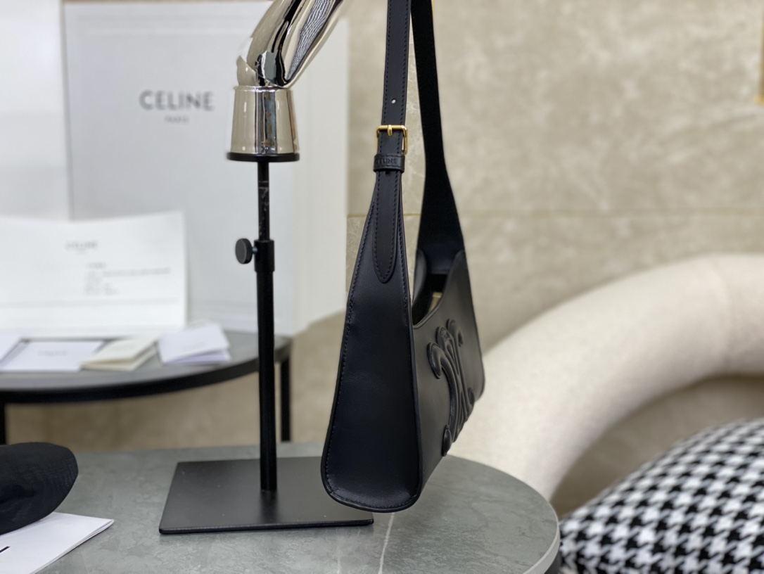 CELINE | CUIR New Full Leather Underarm Bag, Imported Original Cowhide Material