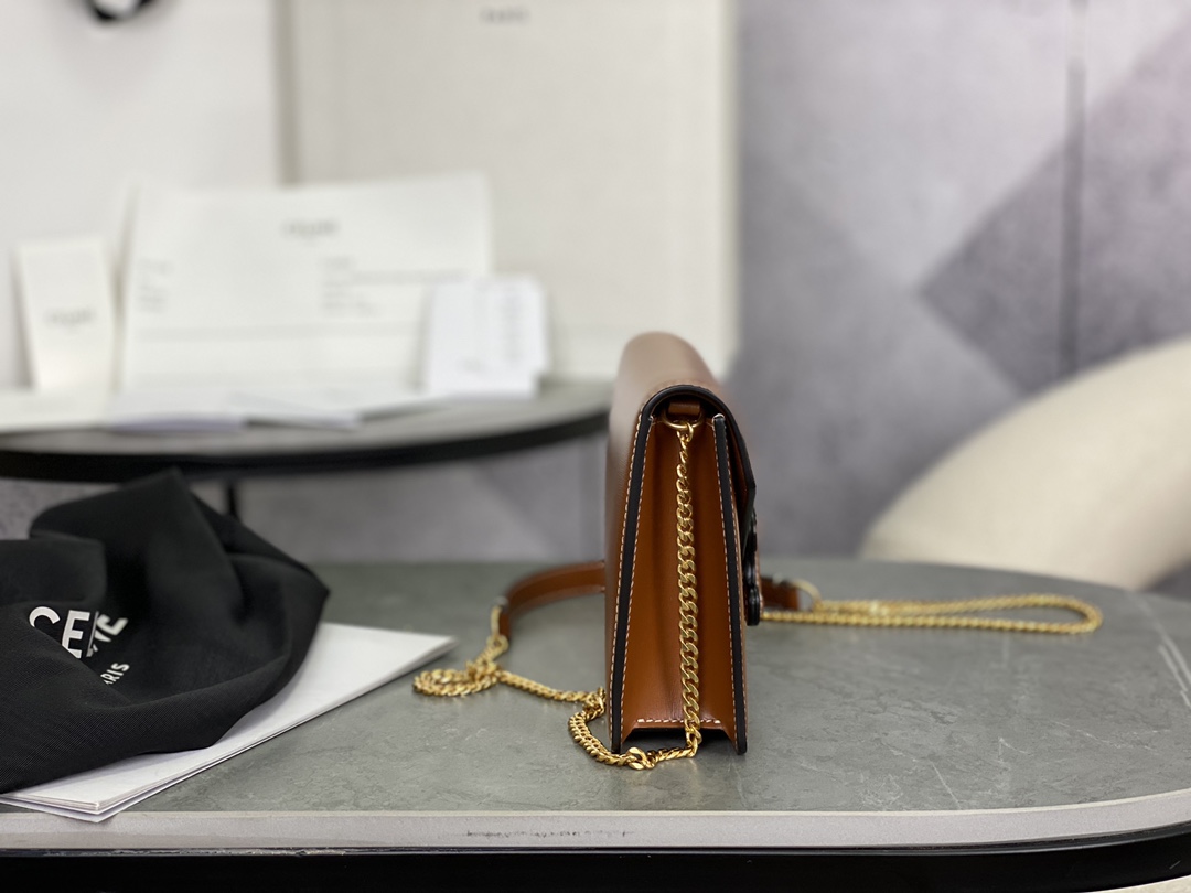 CELINE | Wool Embossed Envelope Bag