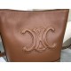 CELINE | CUIR TRIOMPHE Full Leather Small Barrel, Imported Original Cowhide Material