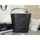 CELINE | CUIR TRIOMPHE Full Leather Small Barrel, Imported Original Cowhide Material