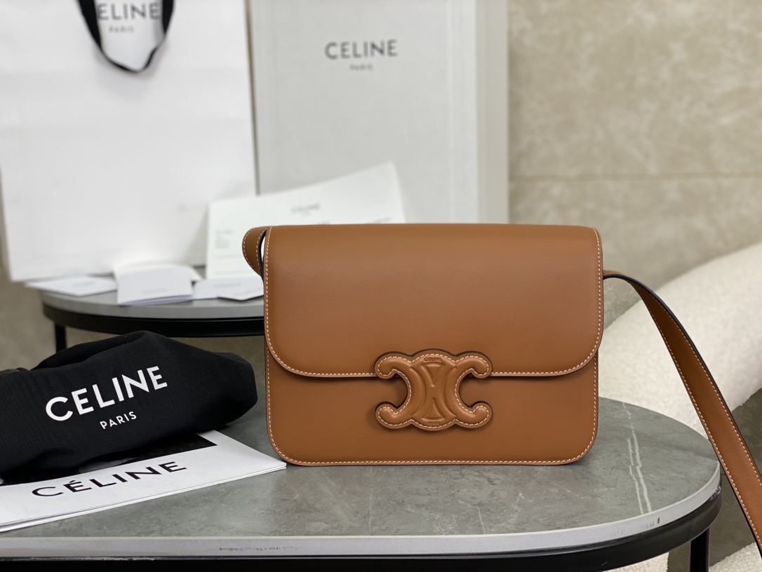 CELINE | Embossed Medium Brown Box