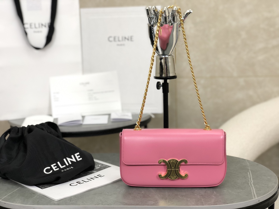 CELINE Triomphe Chain Underarm Bag