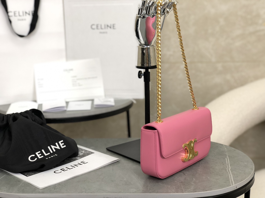 CELINE Triomphe Chain Underarm Bag