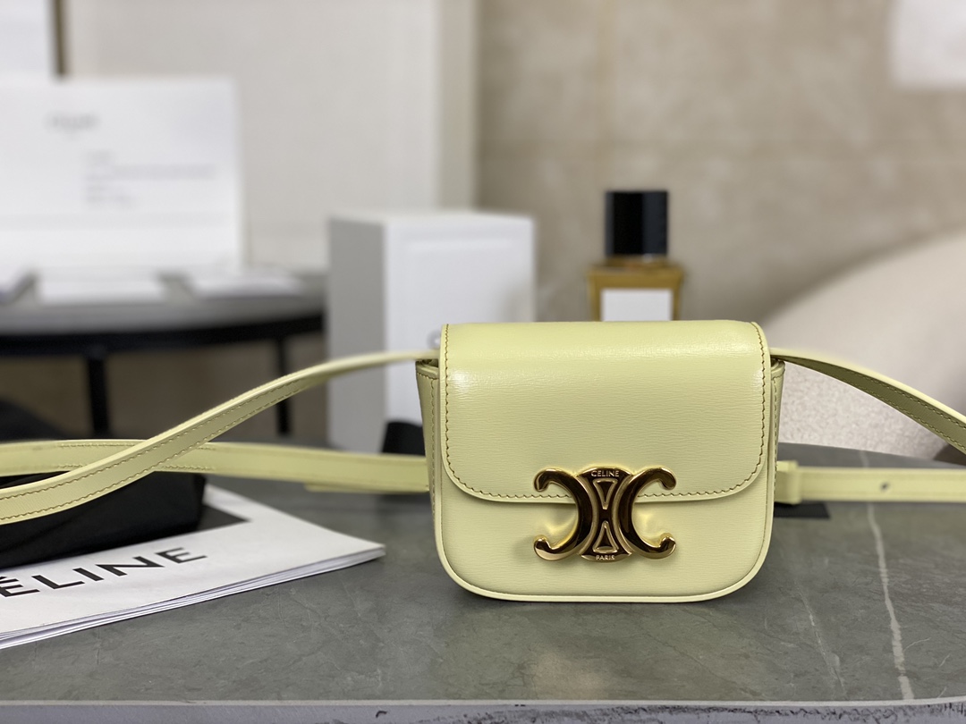 CELINE | TRIOMPHE MINI Chick Yellow 