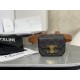 CELINE | TRIOMPHE MINI Monogram Black Mini Waist Bag