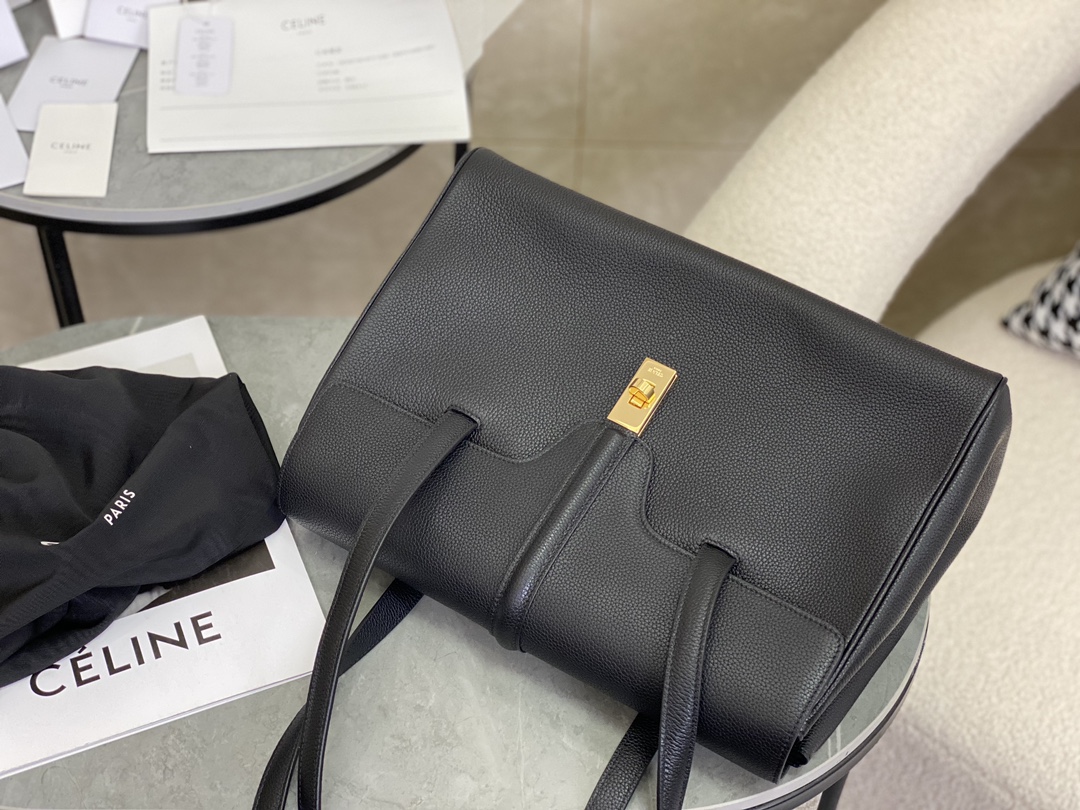 CELINE | SOFT 16 Medium, Soft Litchi Texture Leather