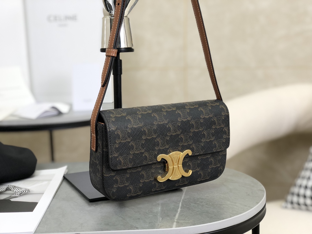 CELINE | Triomphe Shoulder Bag Underarm Bag