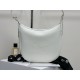 CELINE | Heloise Soft Moonlight White Leather Handbag, Cowhide Leather, Suede Lining  