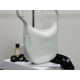 CELINE | Heloise Soft Moonlight White Leather Handbag, Cowhide Leather, Suede Lining  