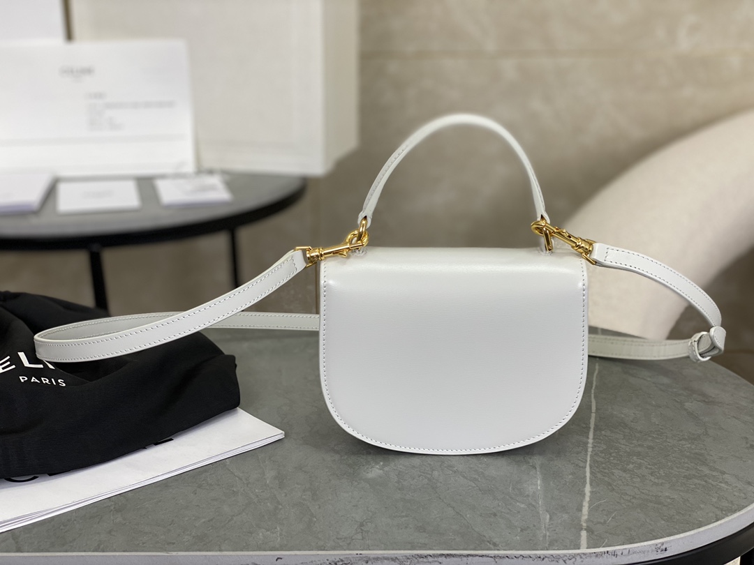 CELINE | Leather Mini Saddle Bag  