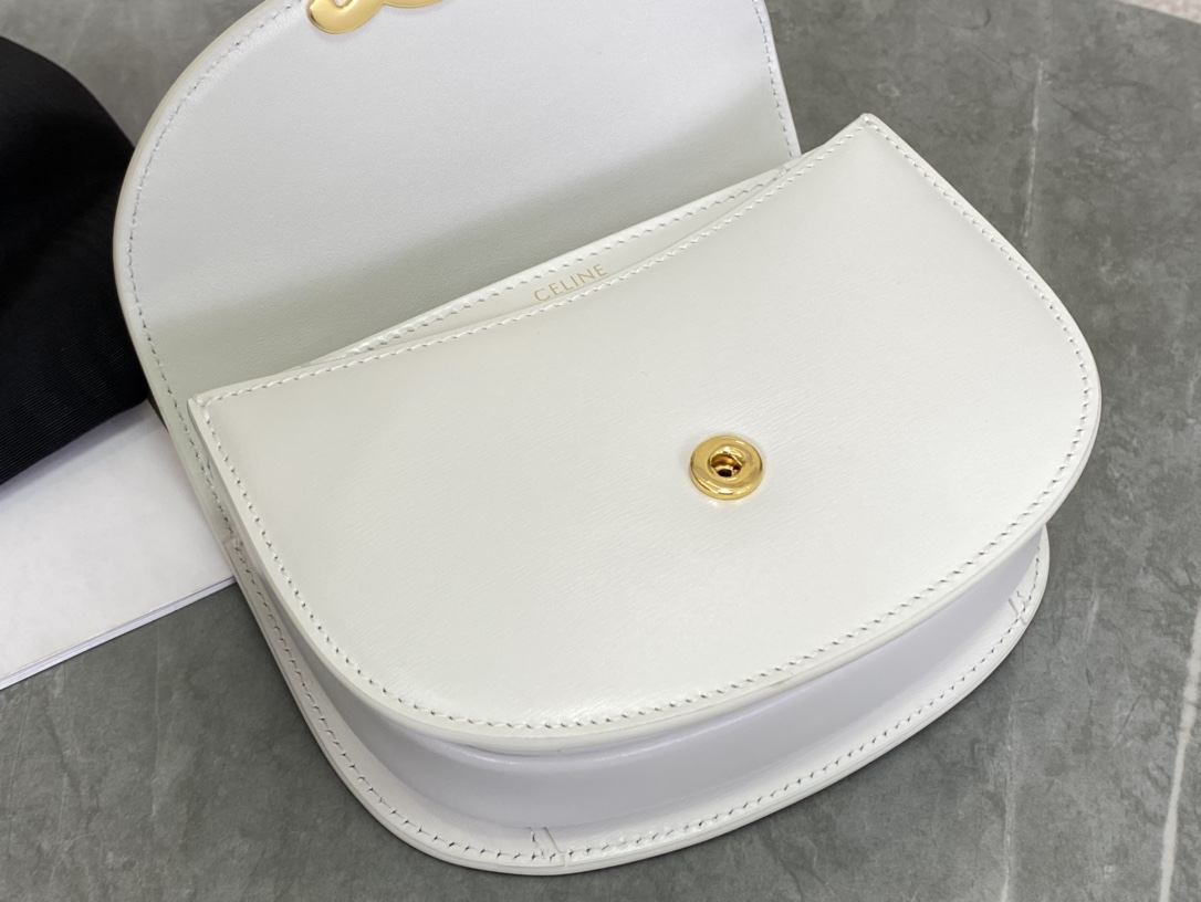 CELINE | Leather Mini Saddle Bag  