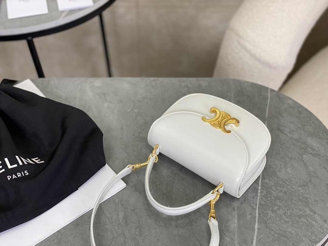 CELINE | Leather Mini Saddle Bag  