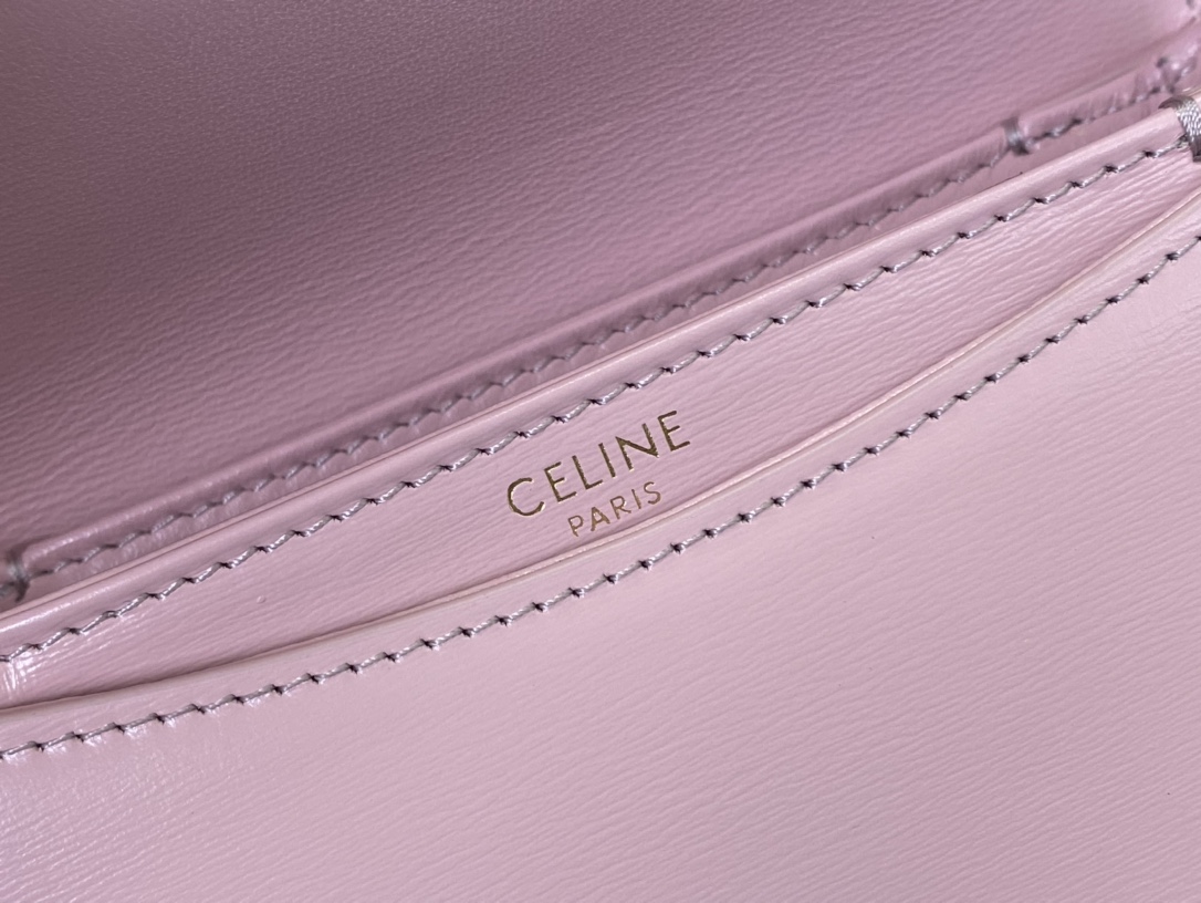 CELINE | Leather Mini Saddle Bag