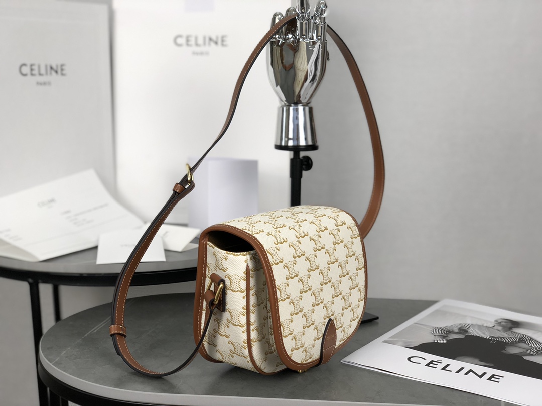 CELINE | FOLCO TRIOMPHE Saddle Bag  