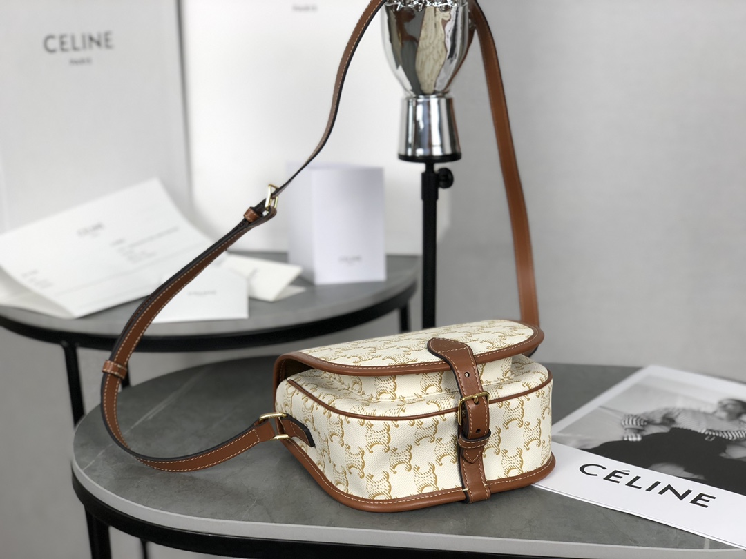 CELINE | FOLCO TRIOMPHE Saddle Bag  