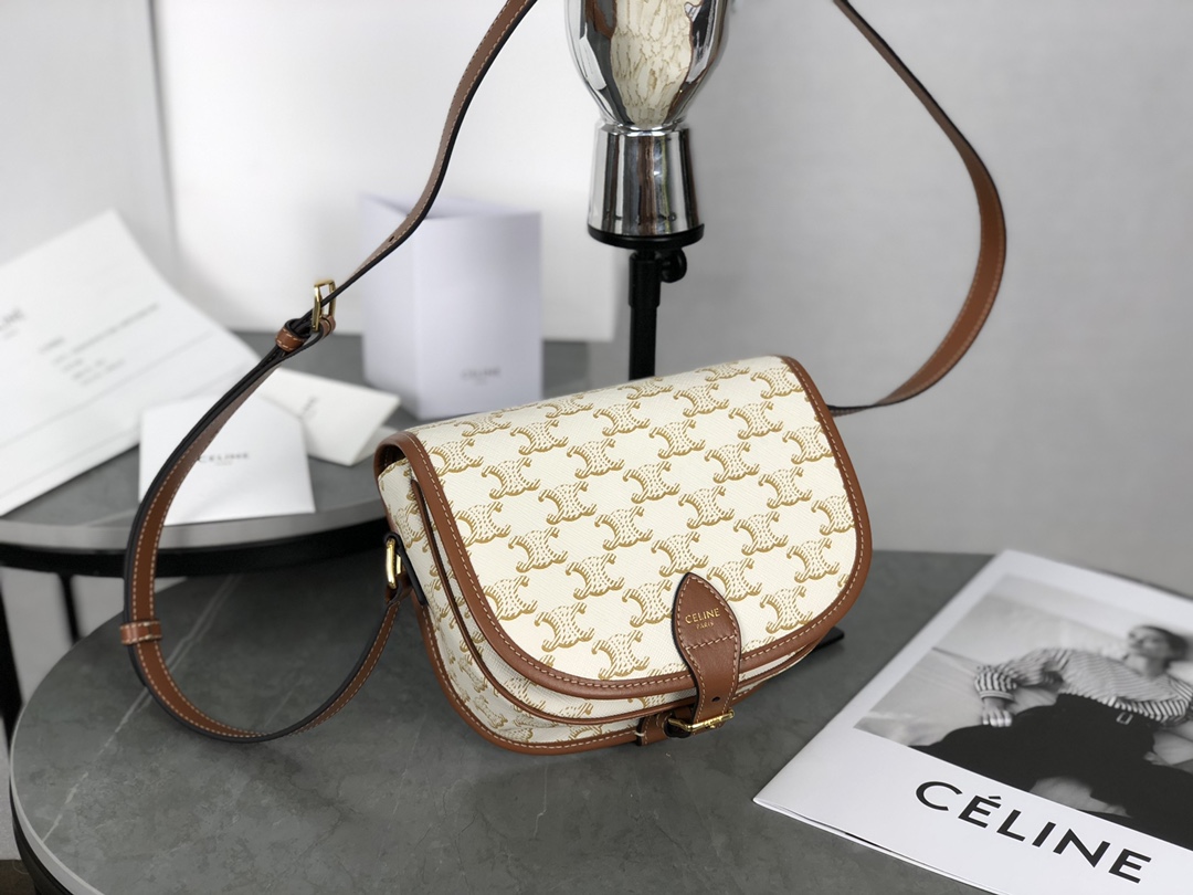 CELINE | FOLCO TRIOMPHE Saddle Bag  