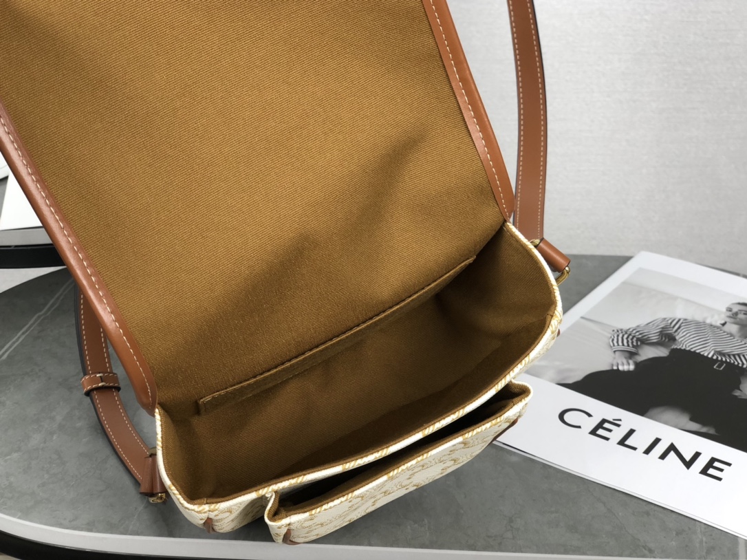 CELINE | FOLCO TRIOMPHE Saddle Bag  