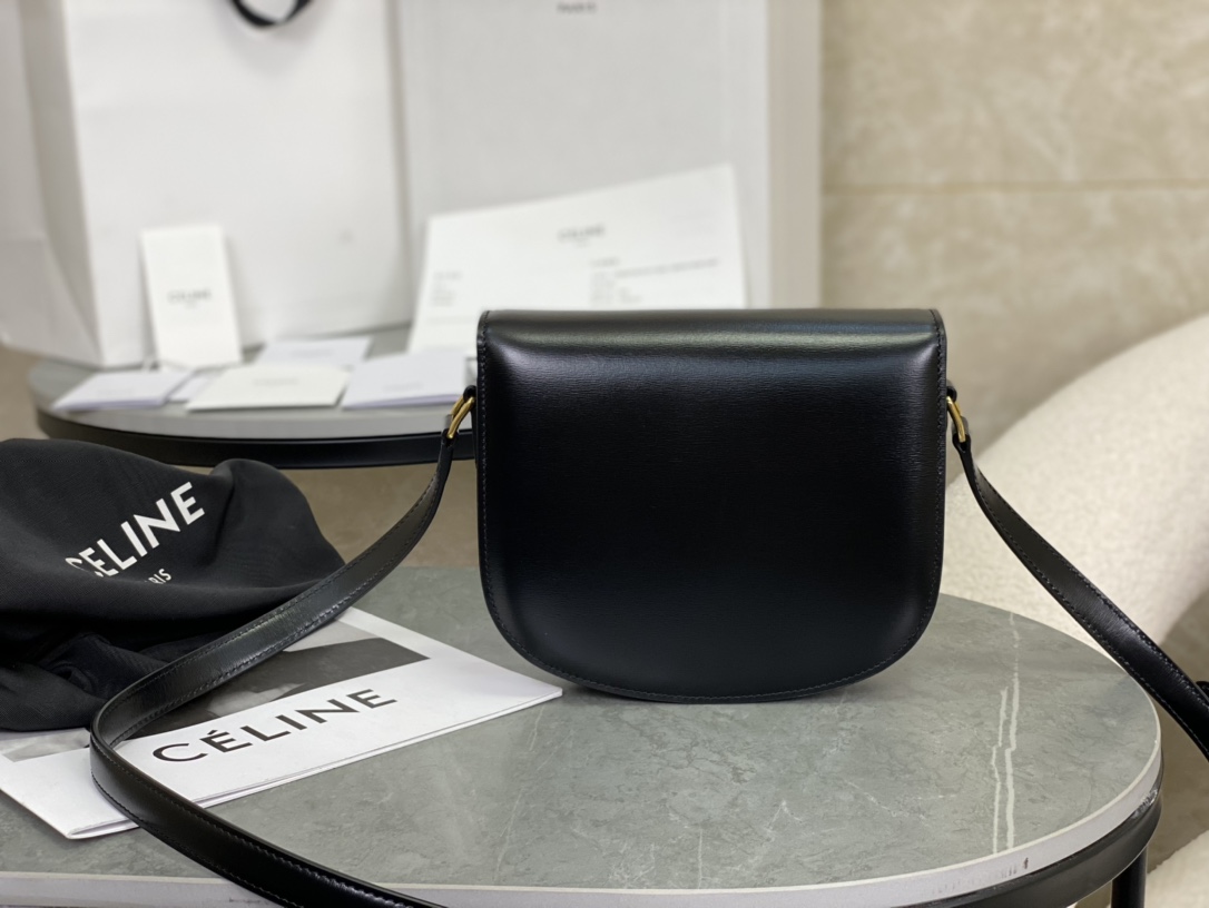 CELINE | Teen Besace Leather Saddle Bag  