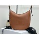 CELINE | Heloise Soft Brown Leather Handbag, Cowhide Leather, Suede Lining