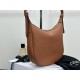 CELINE | Heloise Soft Brown Leather Handbag, Cowhide Leather, Suede Lining