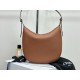 CELINE | Heloise Soft Brown Leather Handbag, Cowhide Leather, Suede Lining