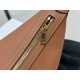 CELINE | Heloise Soft Brown Leather Handbag, Cowhide Leather, Suede Lining