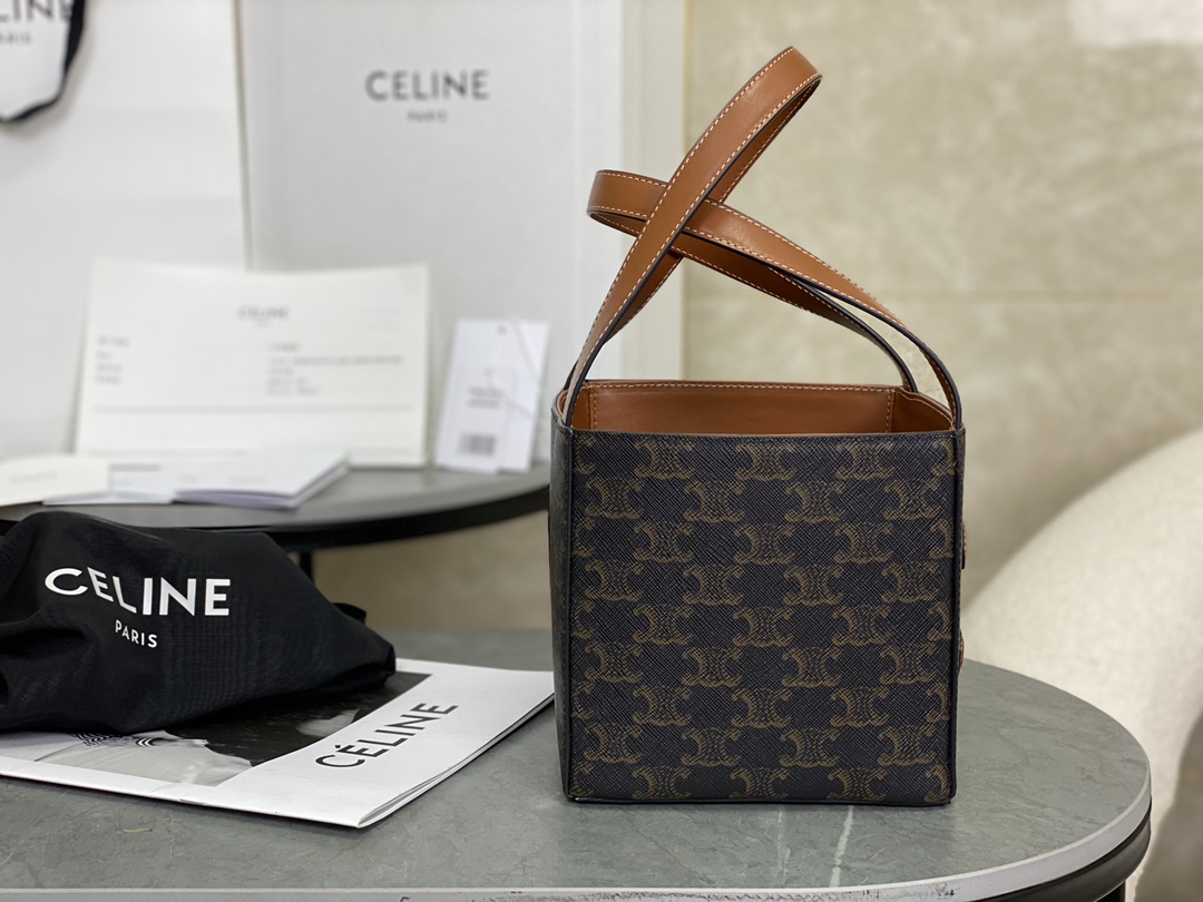 CELINE | Embossed Handheld Square Box  