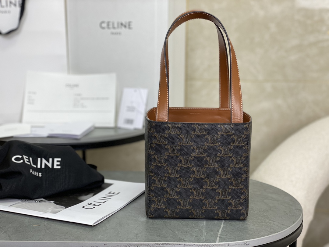 CELINE | Embossed Handheld Square Box  