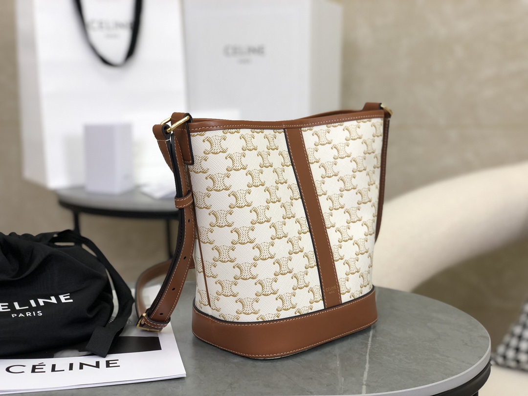 CELINE | Triomphe Small Bucket Bag  