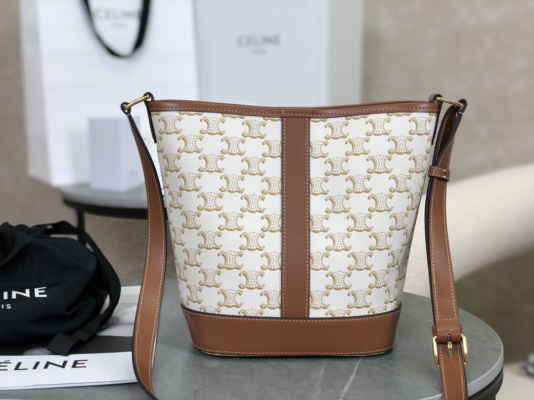 CELINE | Triomphe Small Bucket Bag  