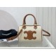 CELINE | Small Boston Bag with Canvas and Leather  