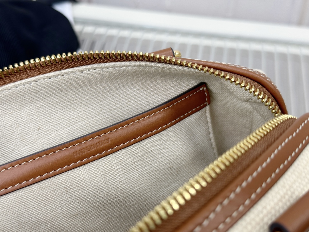 CELINE | Small Boston Bag with Canvas and Leather  